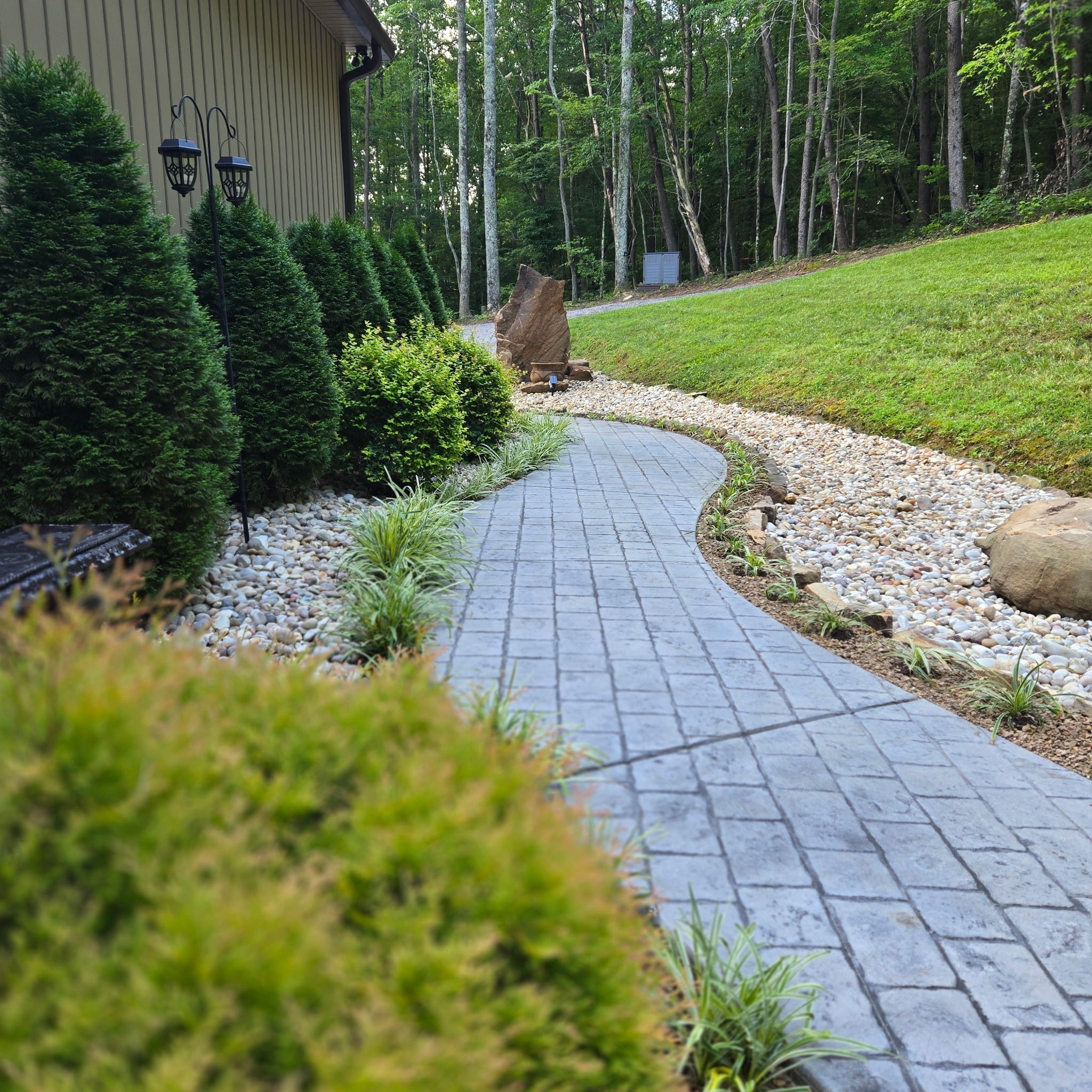 354 Mountain Farms Road Signal Mountain, TN 37377 - Photo 5 of 74 a view of a backyard of the house