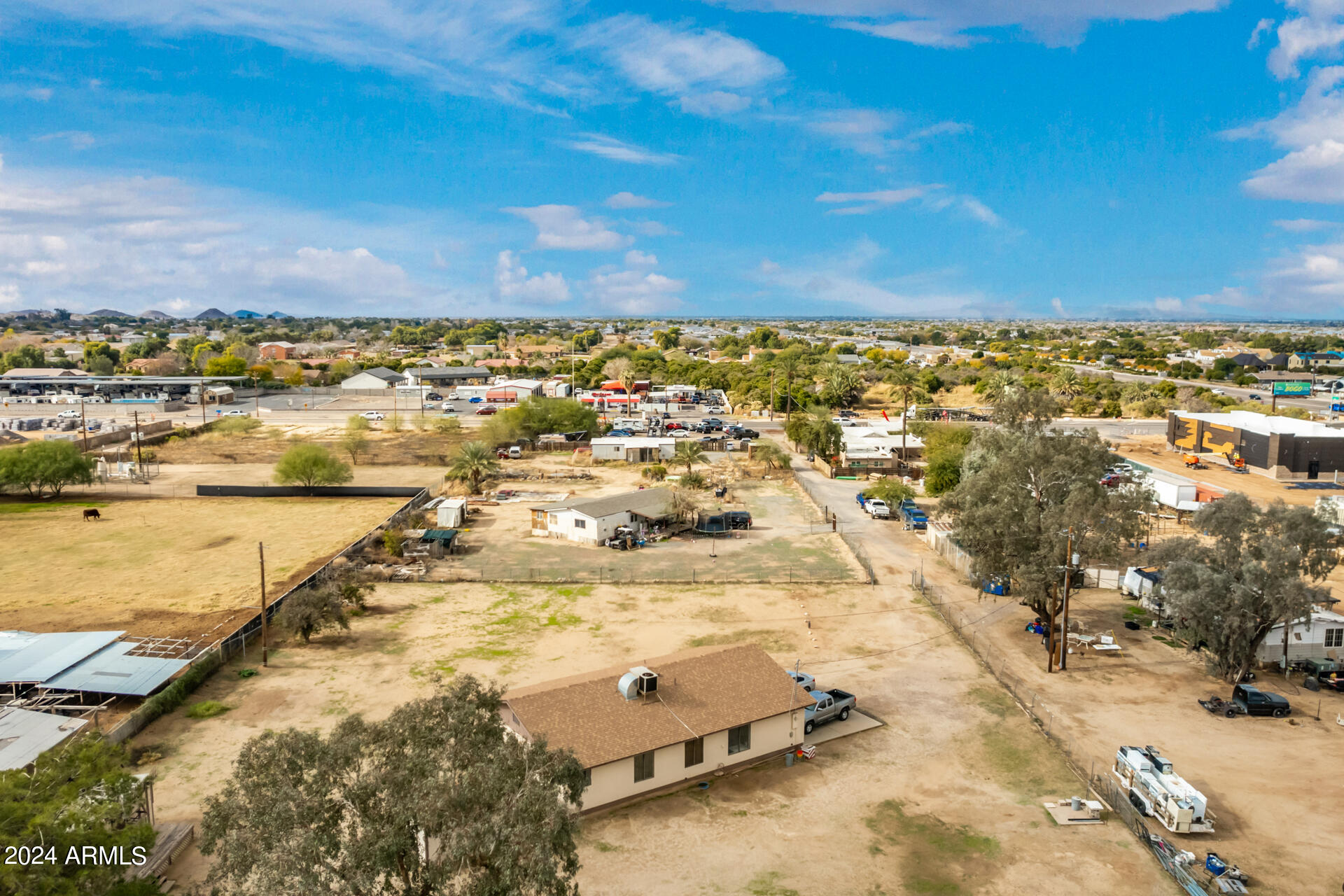 25317 South Power Road Queen Creek, AZ 85142 - Photo 34 of 36 West view aerial