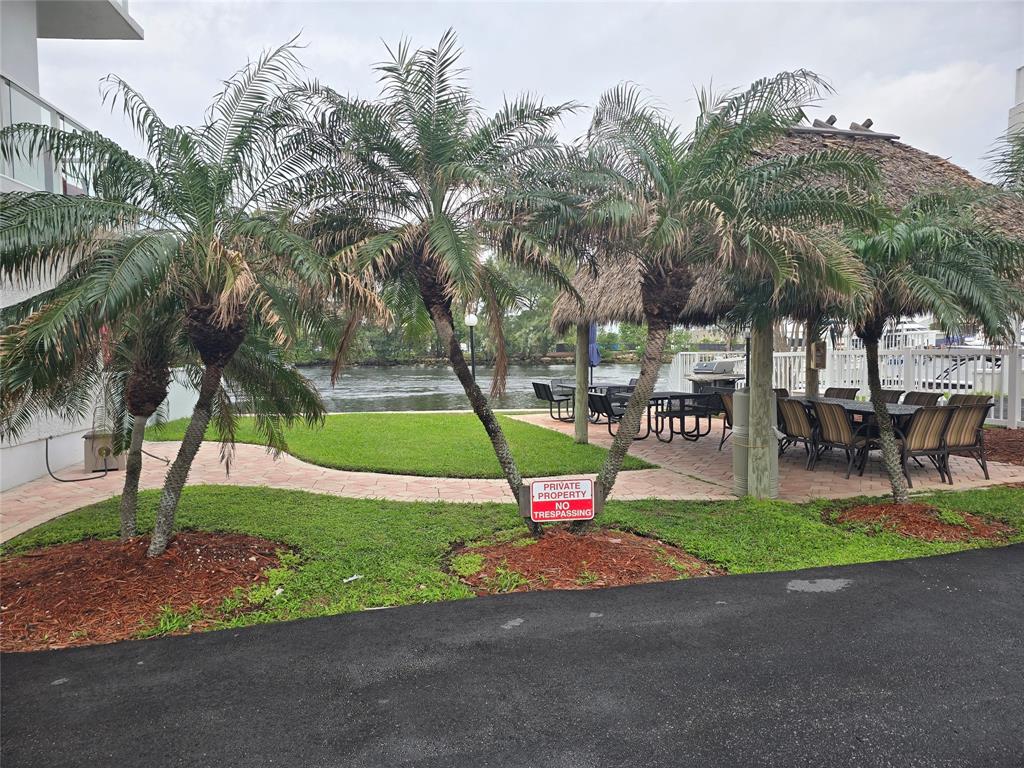 1401 North Riverside Drive, Unit 707 Pompano Beach, FL 33062 - Photo 26 of 32 a view of a park with sitting area