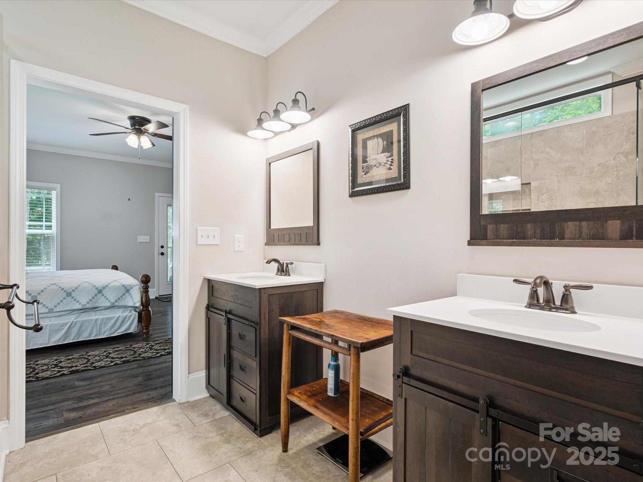 820 King Road Clover, SC 29710 - Photo 19 of 48 a en suite bathroom with a sink double vanity and a mirror