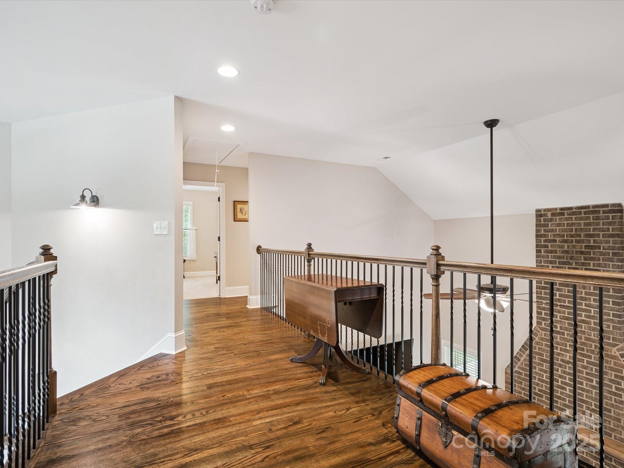 820 King Road Clover, SC 29710 - Photo 21 of 48 a view of a hallway with wooden floor and furniture