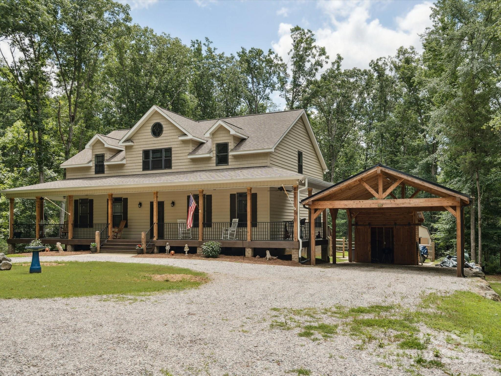 820 King Road Clover, SC 29710 - Photo 3 of 48 a front view of a house with a yard