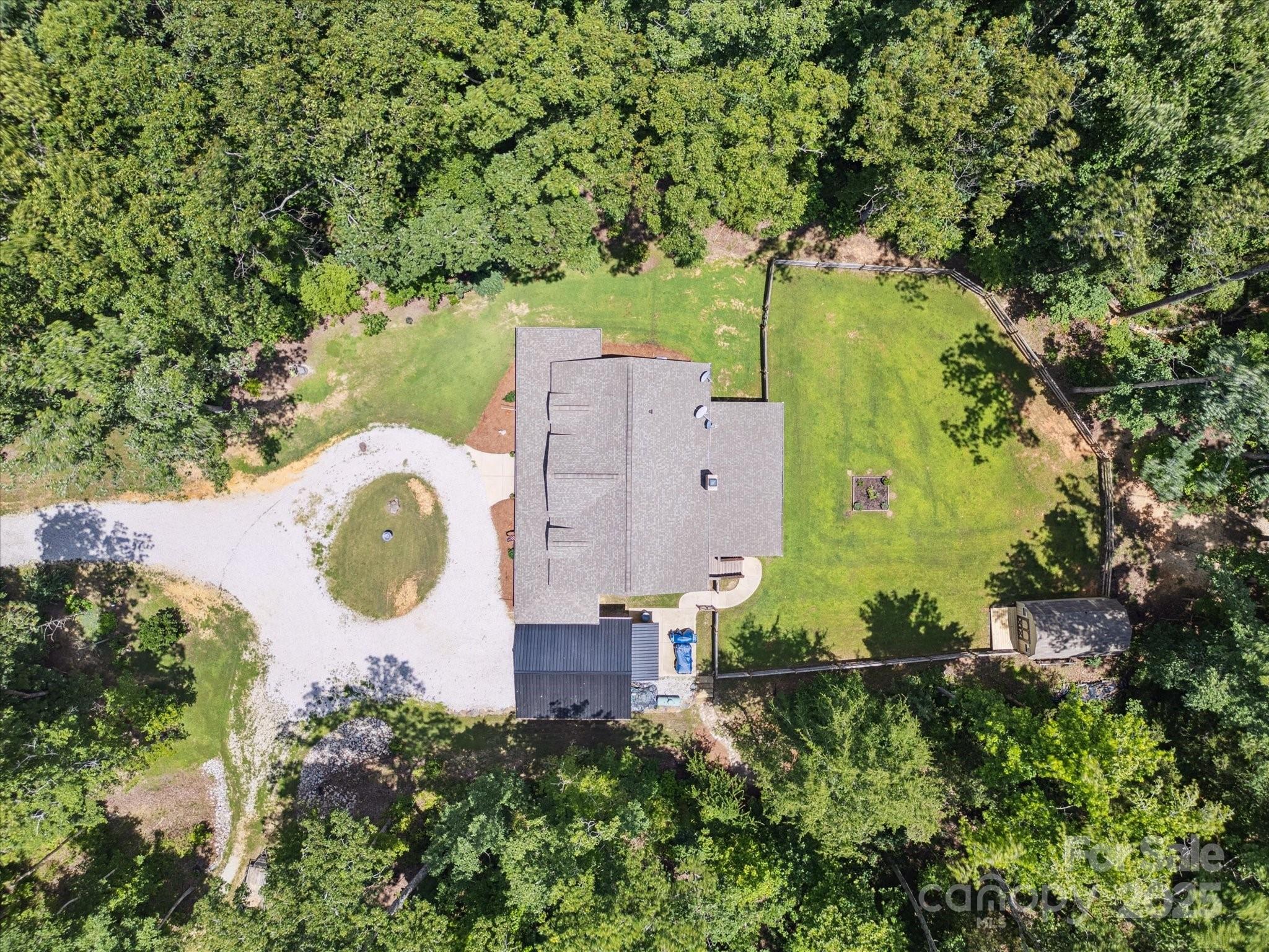 820 King Road Clover, SC 29710 - Photo 44 of 48 an aerial view of a house with a swimming pool
