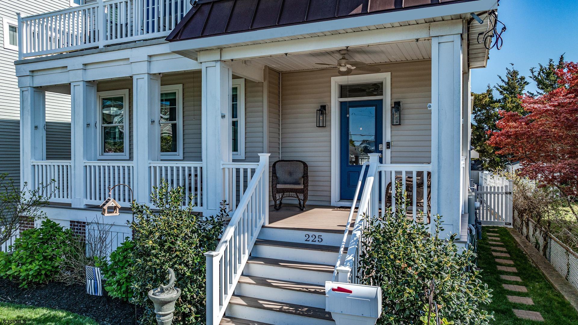 225 West Inlet Road Ocean City, NJ 08226 - Photo 54 of 56 front view of a house with a small porch