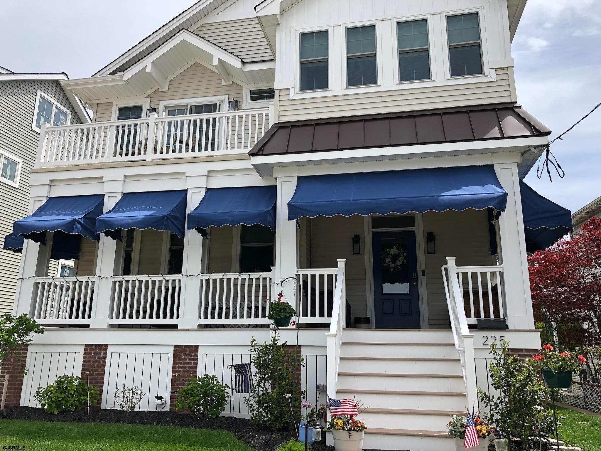 225 West Inlet Road Ocean City, NJ 08226 - Photo 56 of 56 a view of a house with a deck