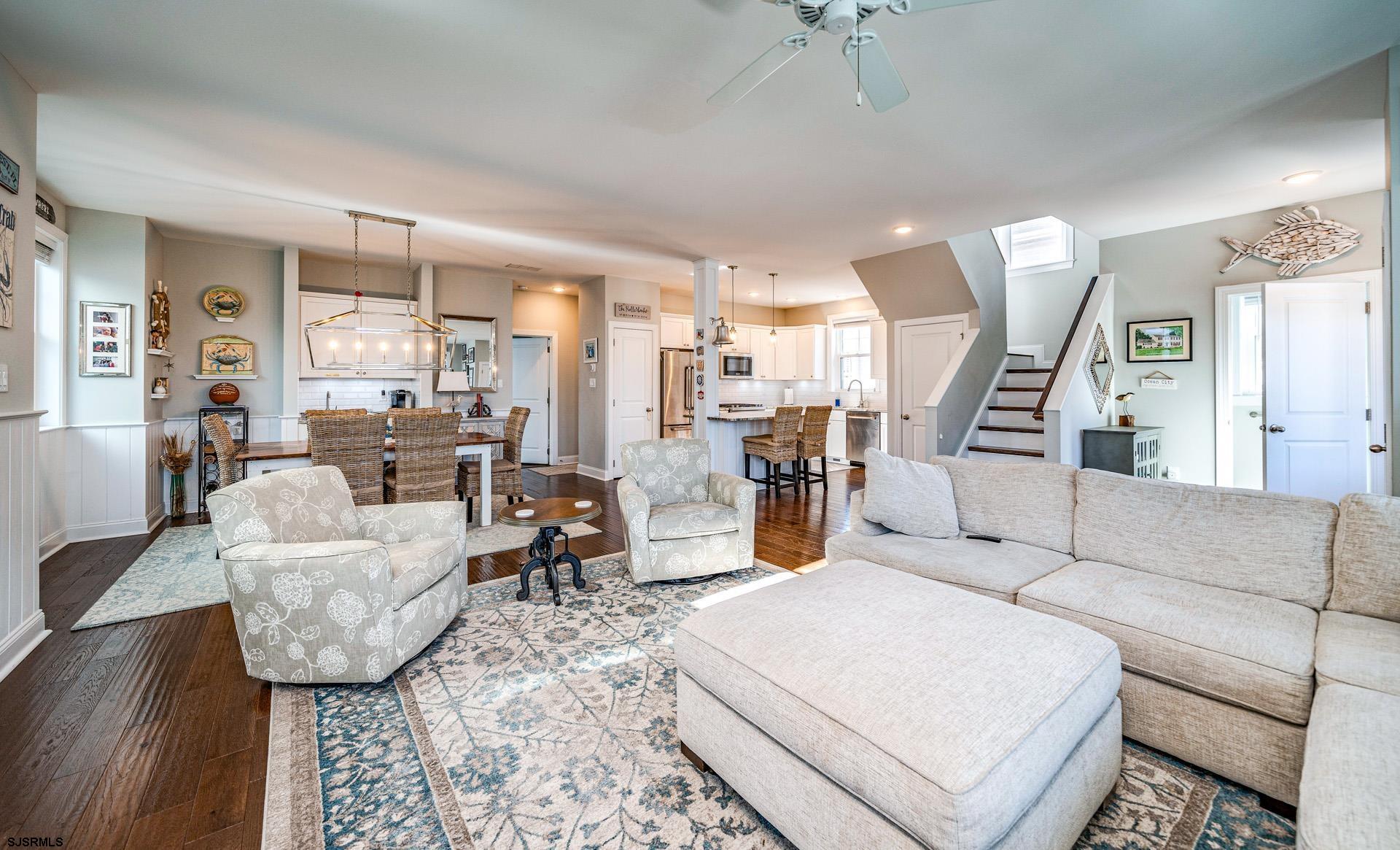 225 West Inlet Road Ocean City, NJ 08226 - Photo 7 of 56 a living room with furniture and wooden floor