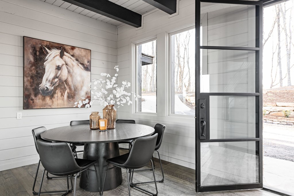 799 Bruce Mountain Road Morganton, GA 30560 - Photo 20 of 48 a dining room with furniture and window