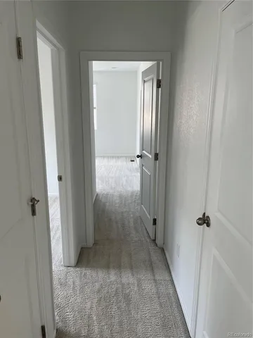 view of a bathroom from a hallway