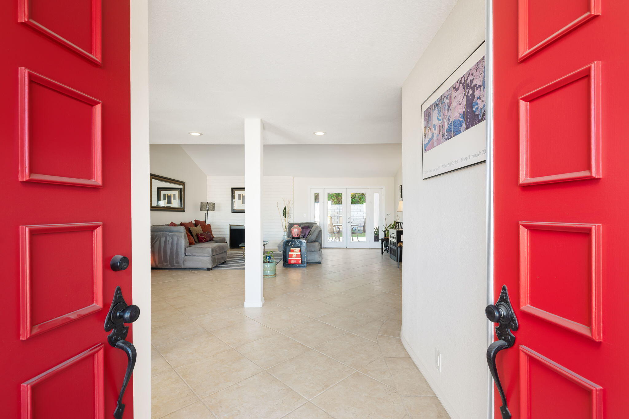 73535 Haystack Road Palm Desert, CA 92260 - Photo 18 of 47 a view of a livingroom with furniture and a ceiling fan