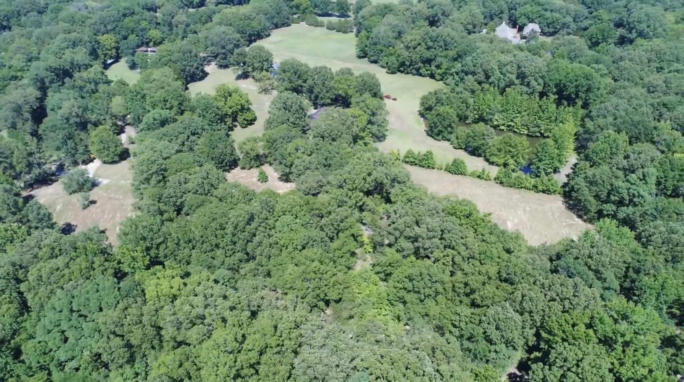 11167 Monterey Road Eads, TN 38028 - Photo 2 of 3 an aerial view of residential house with outdoor space and trees all around