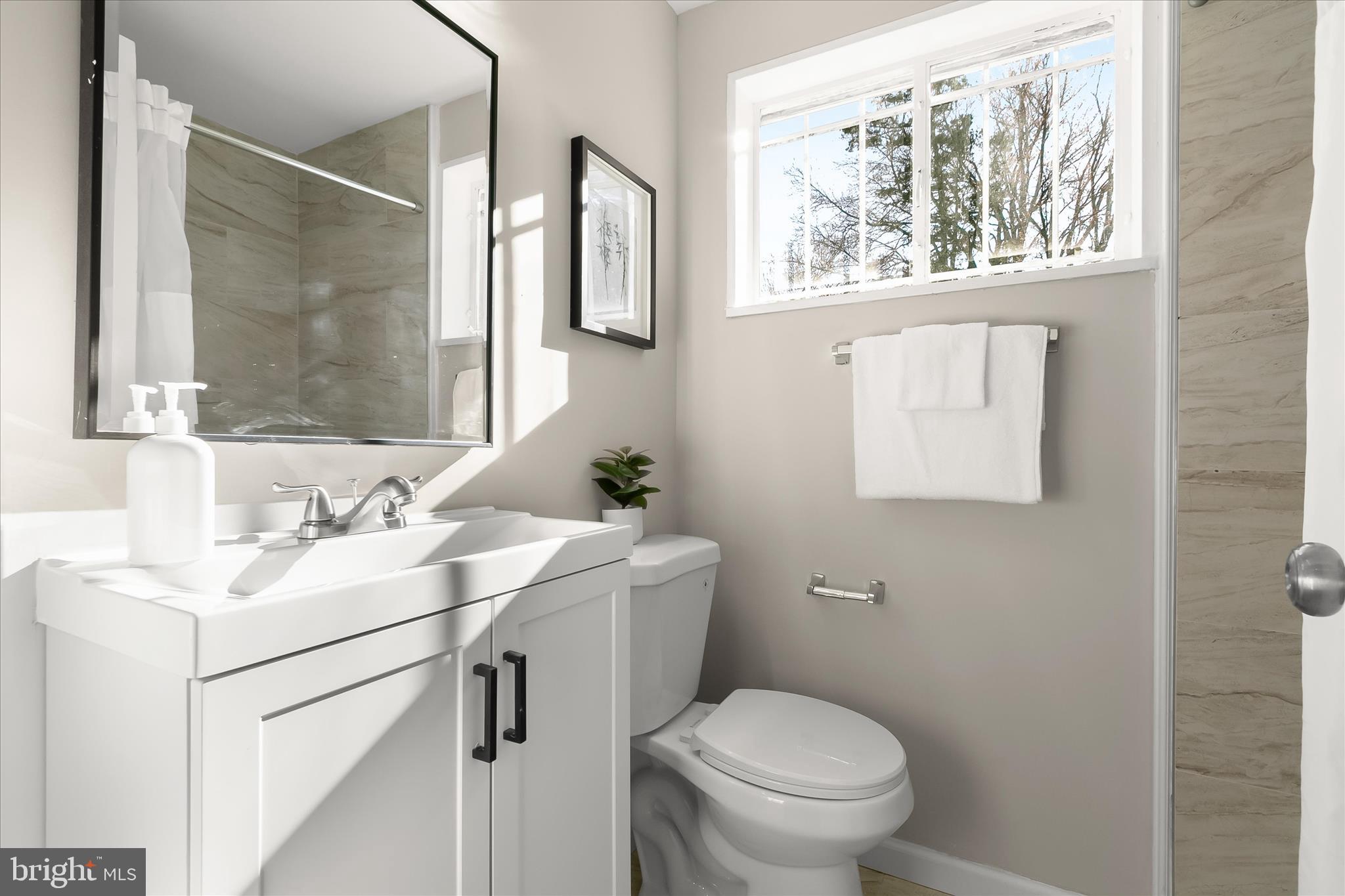 13218 Holdridge Road Silver Spring, MD 20906 - Photo 37 of 51 a bathroom with a toilet sink and mirror