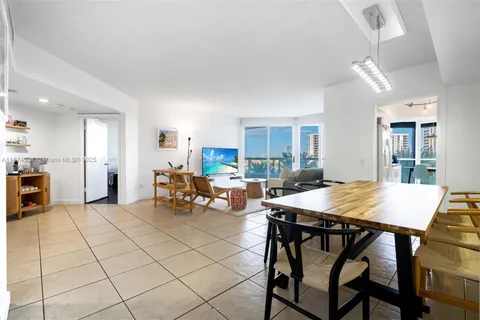 a view of a livingroom and dining room