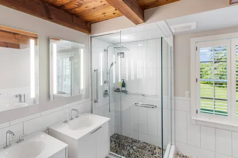 a bathroom with a sink and a toilet