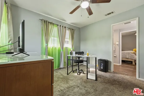 a house view with a outdoor space