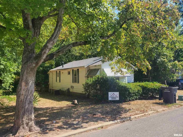 a view of a house with a tree in front