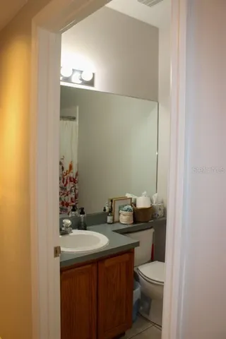 a bathroom with a sink and a toilet