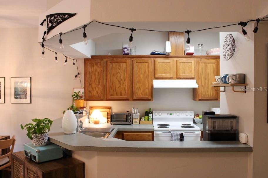 533 Northwest 50th Boulevard Gainesville, FL 32607 - Photo 5 of 19 a kitchen with stainless steel appliances a sink a stove and a refrigerator