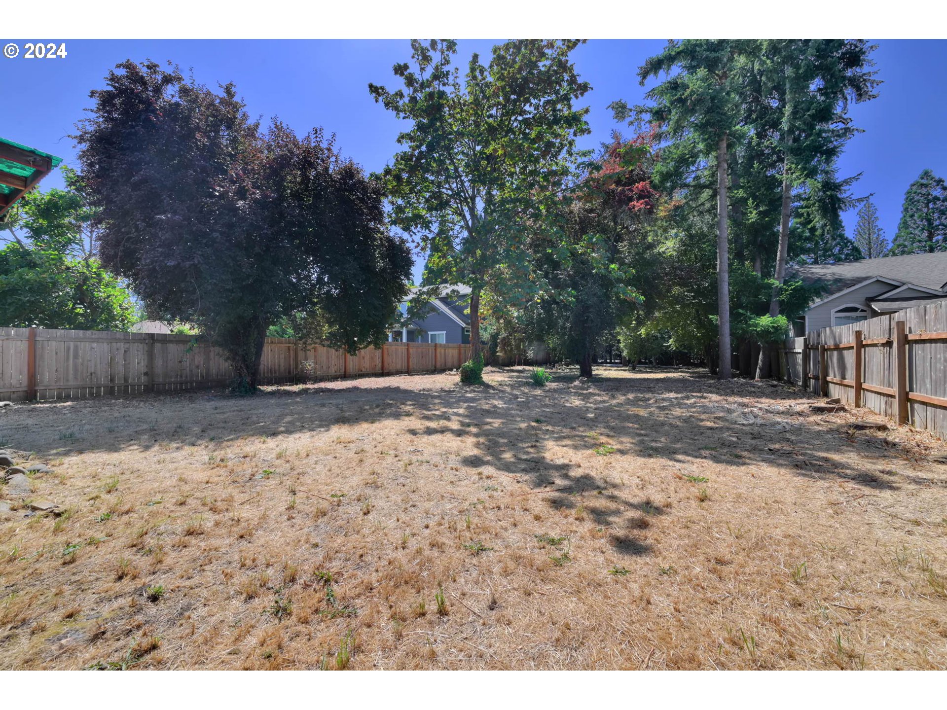 1004 North 3rd Place Springfield, OR 97477 - Photo 22 of 33 a backyard of a house with lots of green space