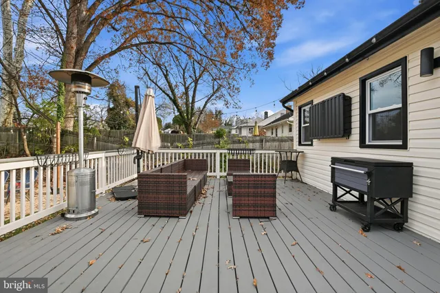 a view of roof deck with patio