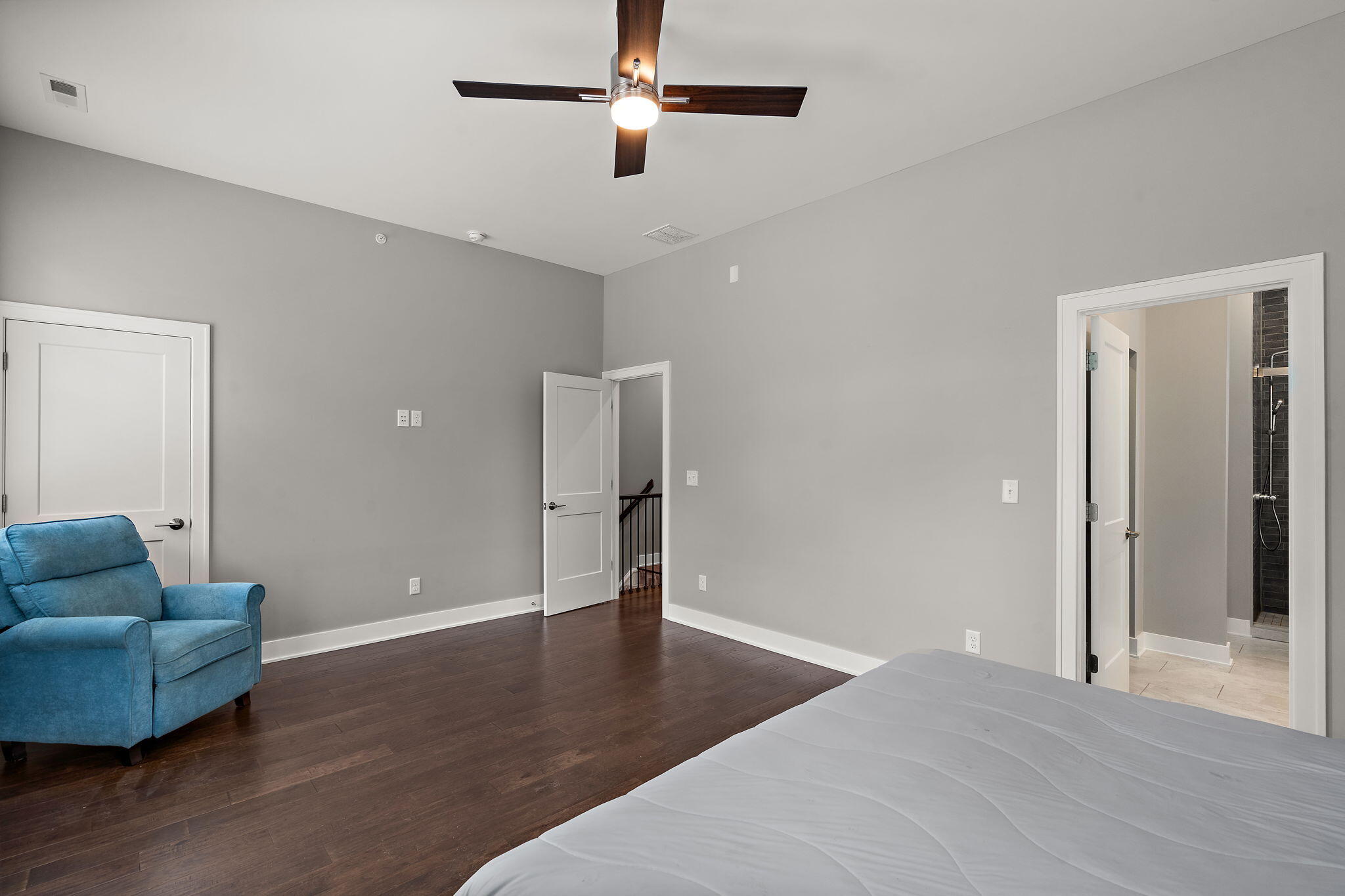 207 Academy Street, Unit 106 Valparaiso, IN 46385 - Photo 17 of 43 an empty space with wooden floor and windows