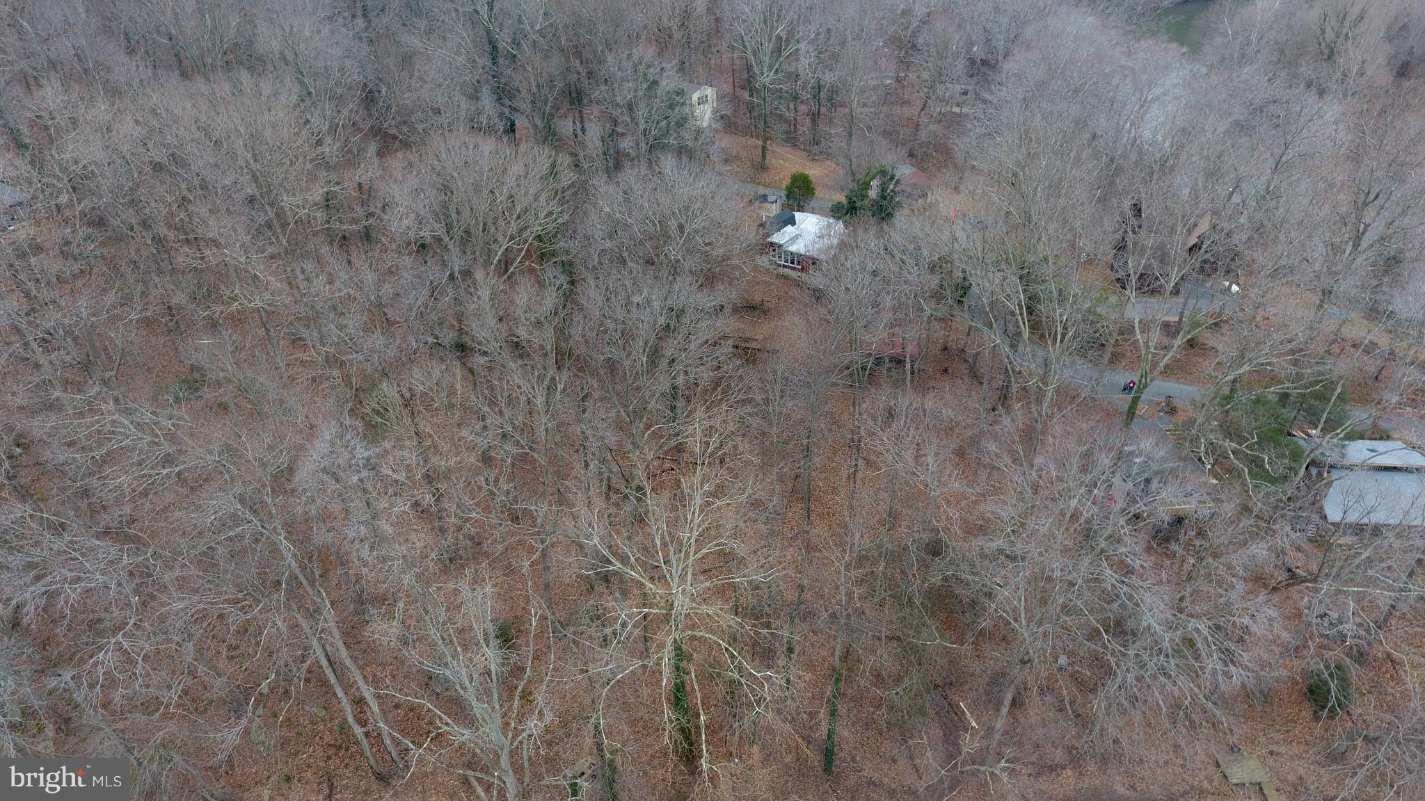 8570 Cobb Road Manassas, VA 20112 - Photo 35 of 46 Aierial view above dock looking toward house