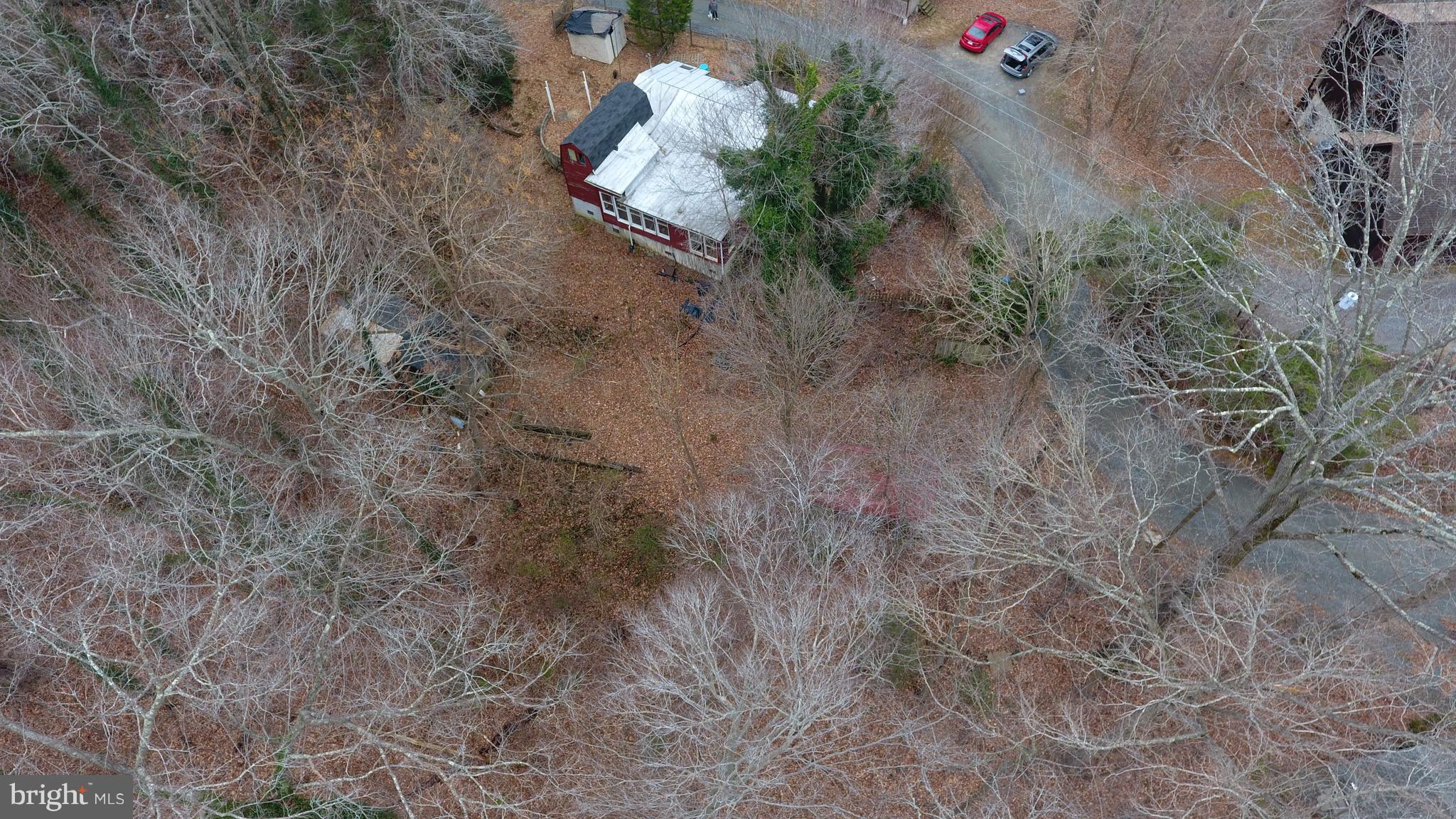 8570 Cobb Road Manassas, VA 20112 - Photo 44 of 46 More aerial views (red roof is carport)