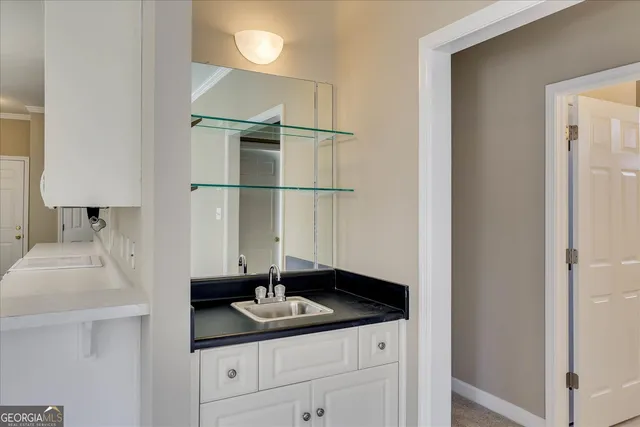 a view of a bathroom