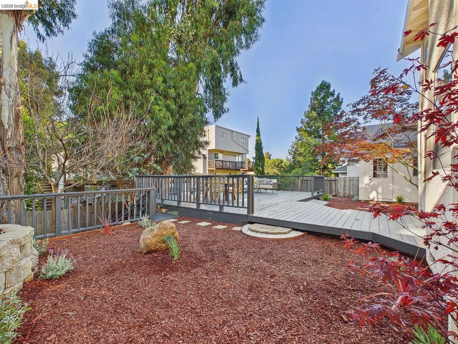 2392 Austin Court Castro Valley, CA 94546 - Photo 57 of 60 View of yard with a wooden deck