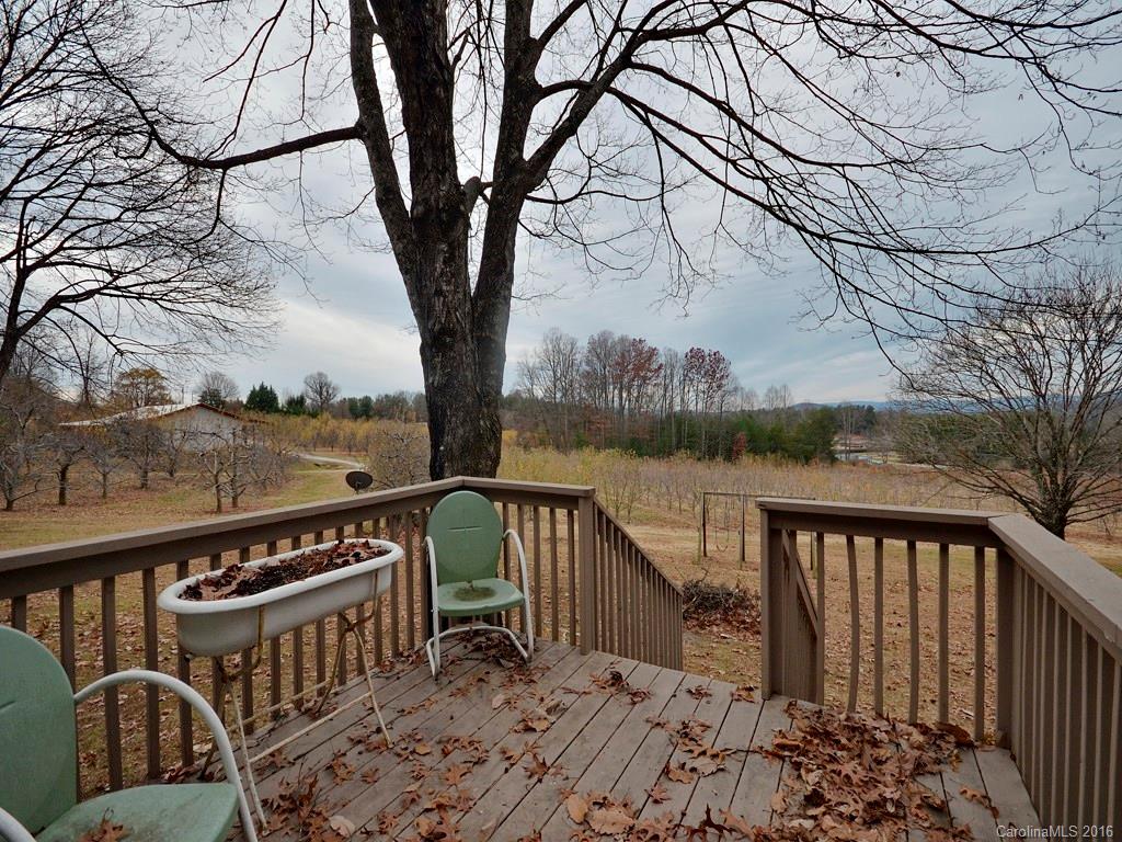 43 Cold Springs Road Hendersonville, NC 28792 - Photo 11 of 24 a balcony with wooden floor and lake view