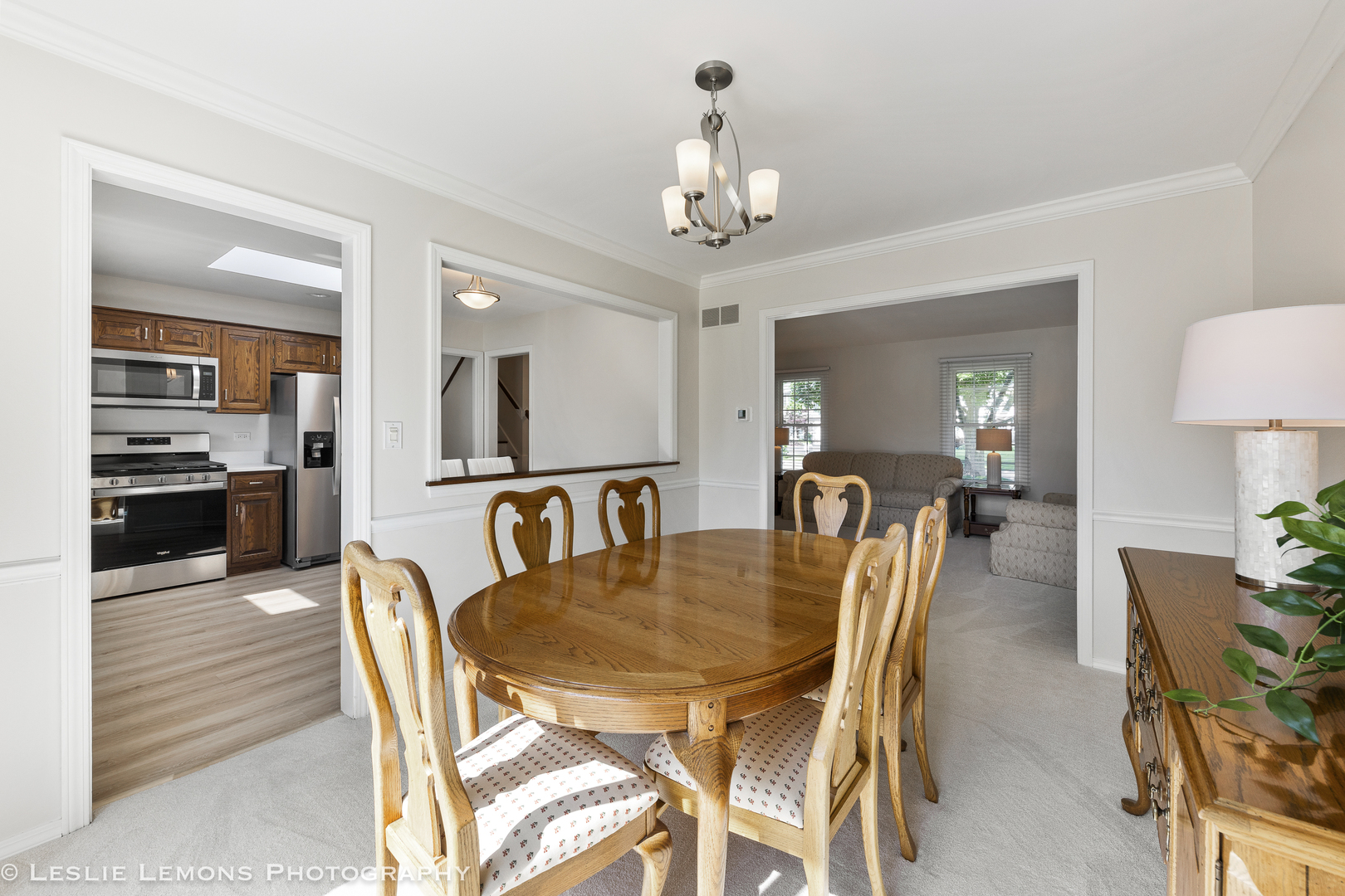 1604 Fender Road Naperville, IL 60565 - Photo 17 of 29 a view of a dining room with furniture and wooden floor