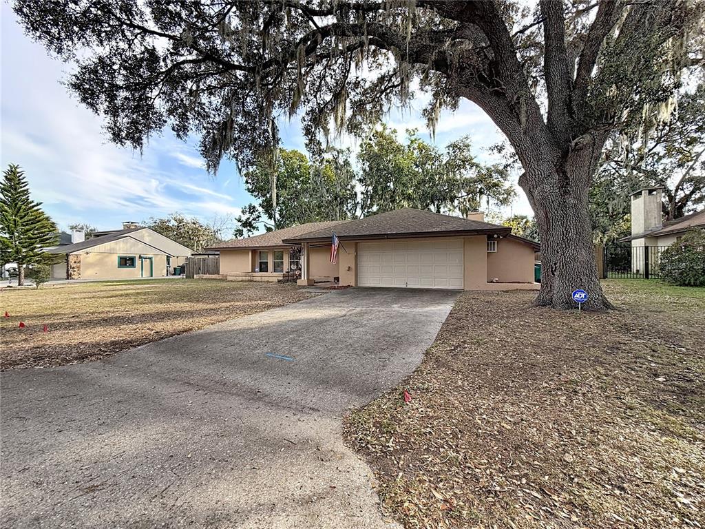 209 1st Street Tavares, FL 32778 - Photo 5 of 21 a front view of a house with a yard and garage