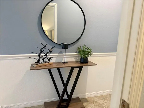 a view of a mirror in a mirror