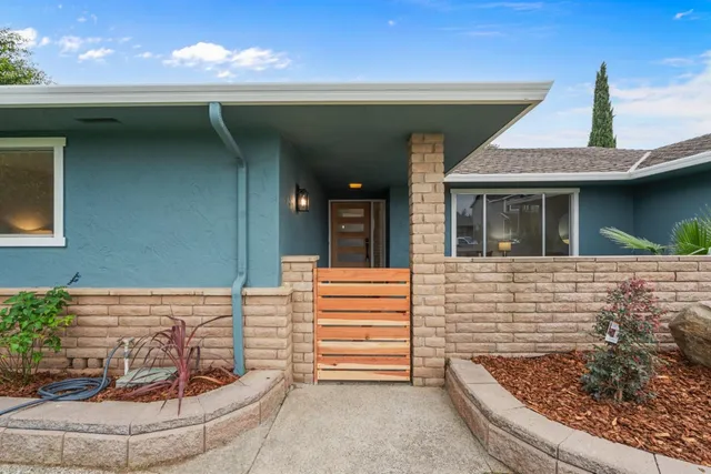 a view of outdoor space and barbecue grill