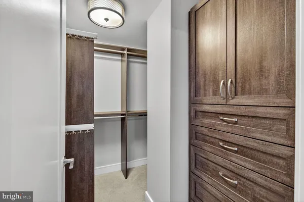 a view of walk in closet