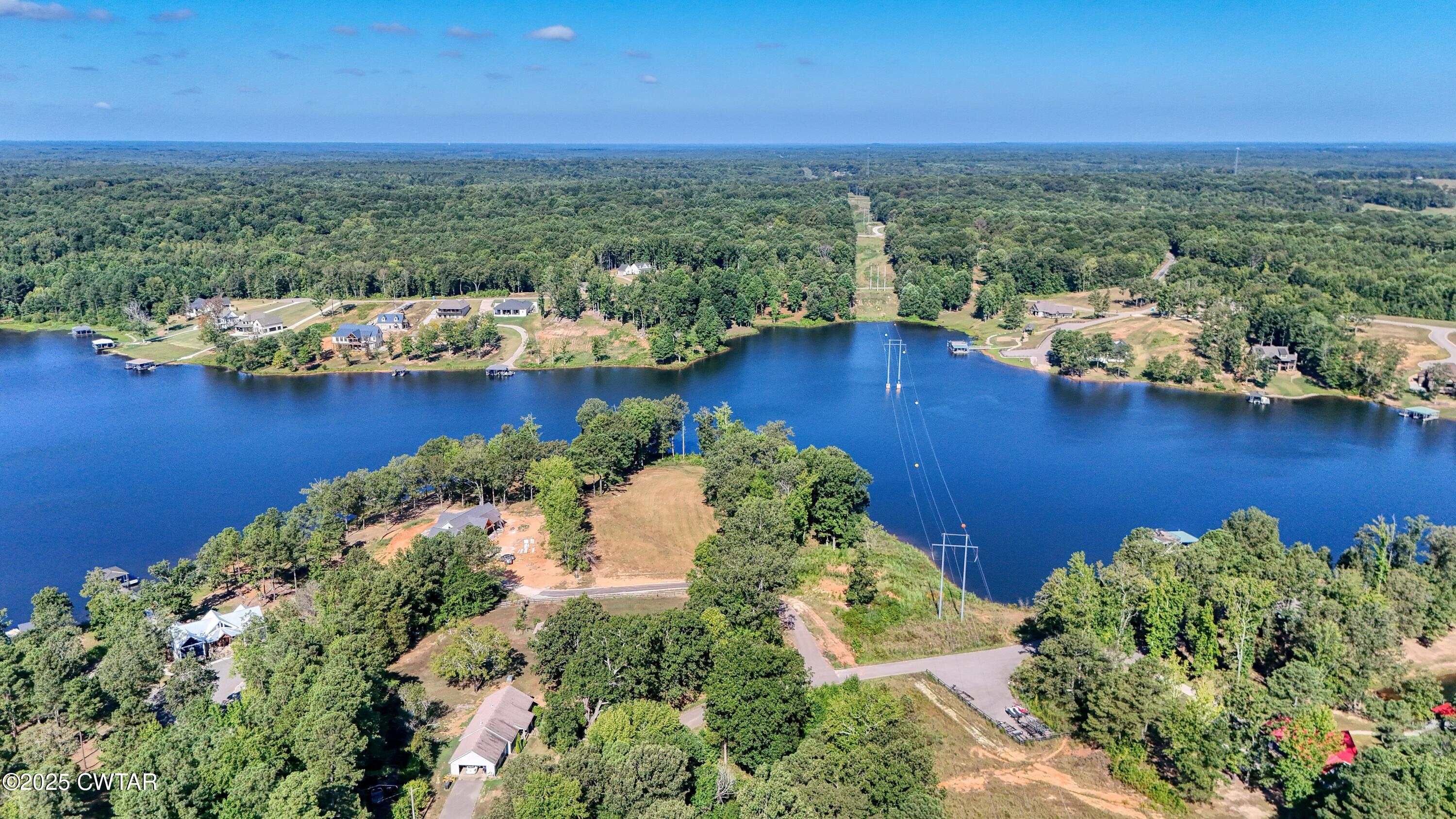 0 Kyle Road Huntingdon, TN 38344 - Photo 7 of 10 an aerial view of a house with a lake view