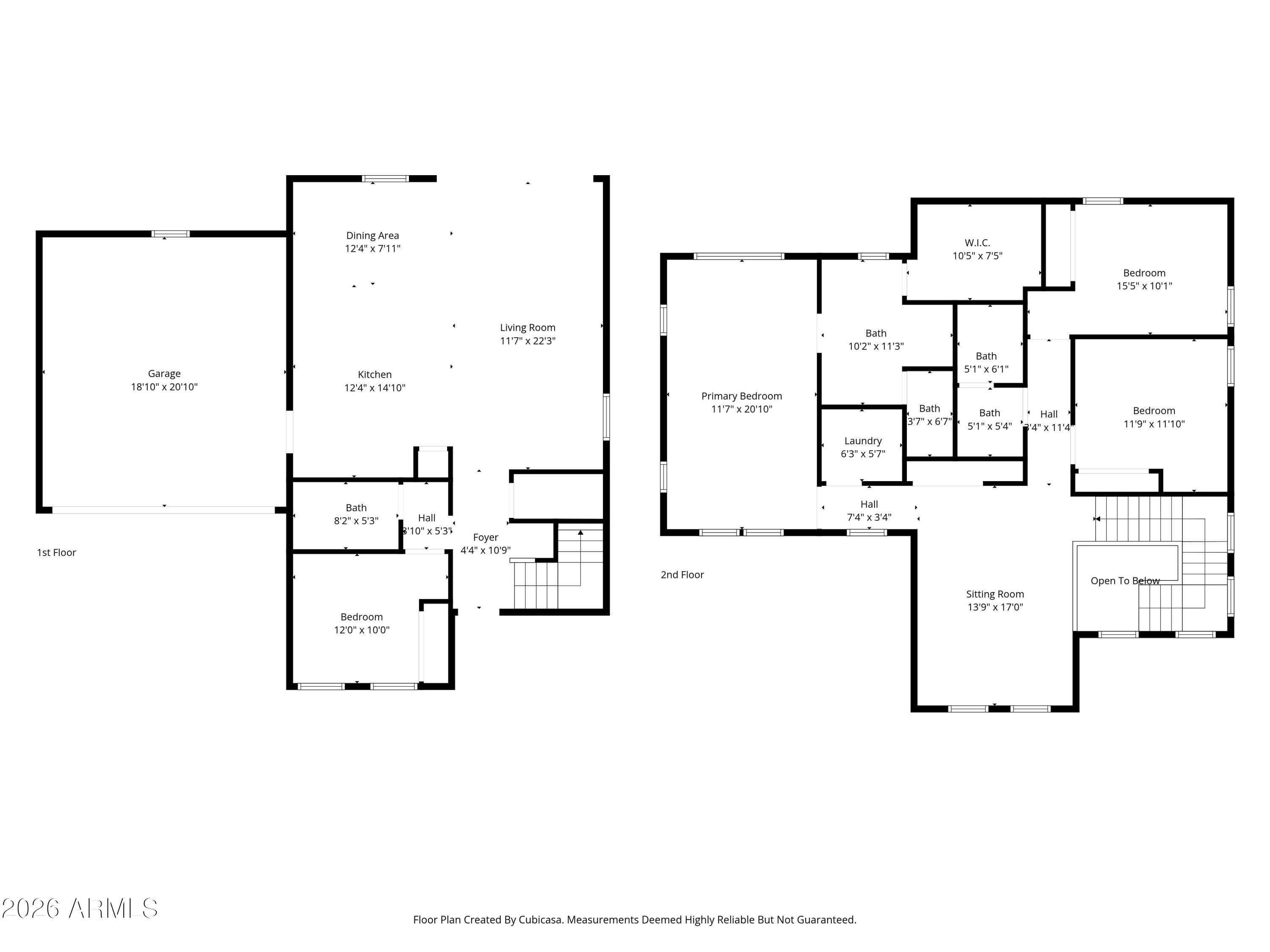 654 South Beebe Street Gilbert, AZ 85296 - Photo 24 of 26 Floor Plan ALL