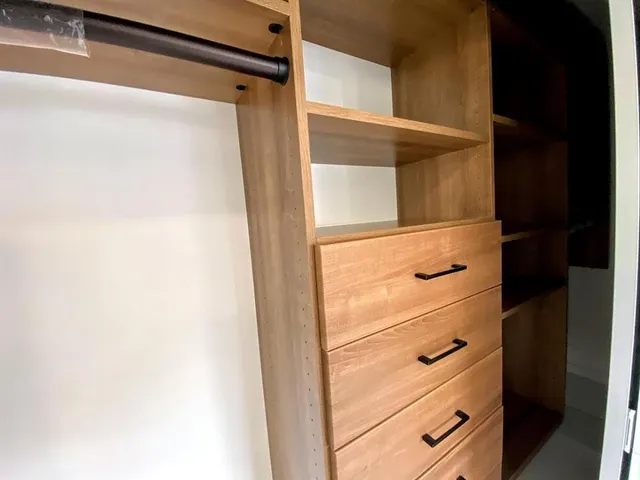 a view of walk in closet