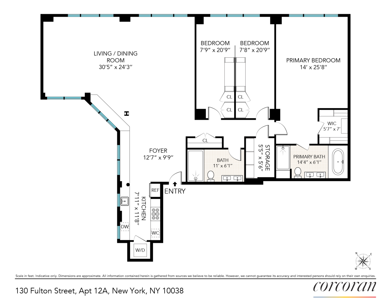 130 Fulton Street, Unit 12A Manhattan, NY 10038 - Photo 17 of 17 a black and white photo of a living room