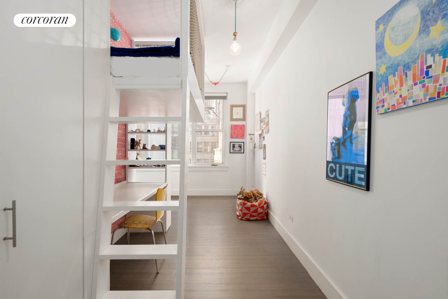 130 Fulton Street, Unit 12A Manhattan, NY 10038 - Photo 12 of 17 a view of hallway with cabinets and furniture