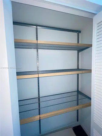 a view of walk in closet