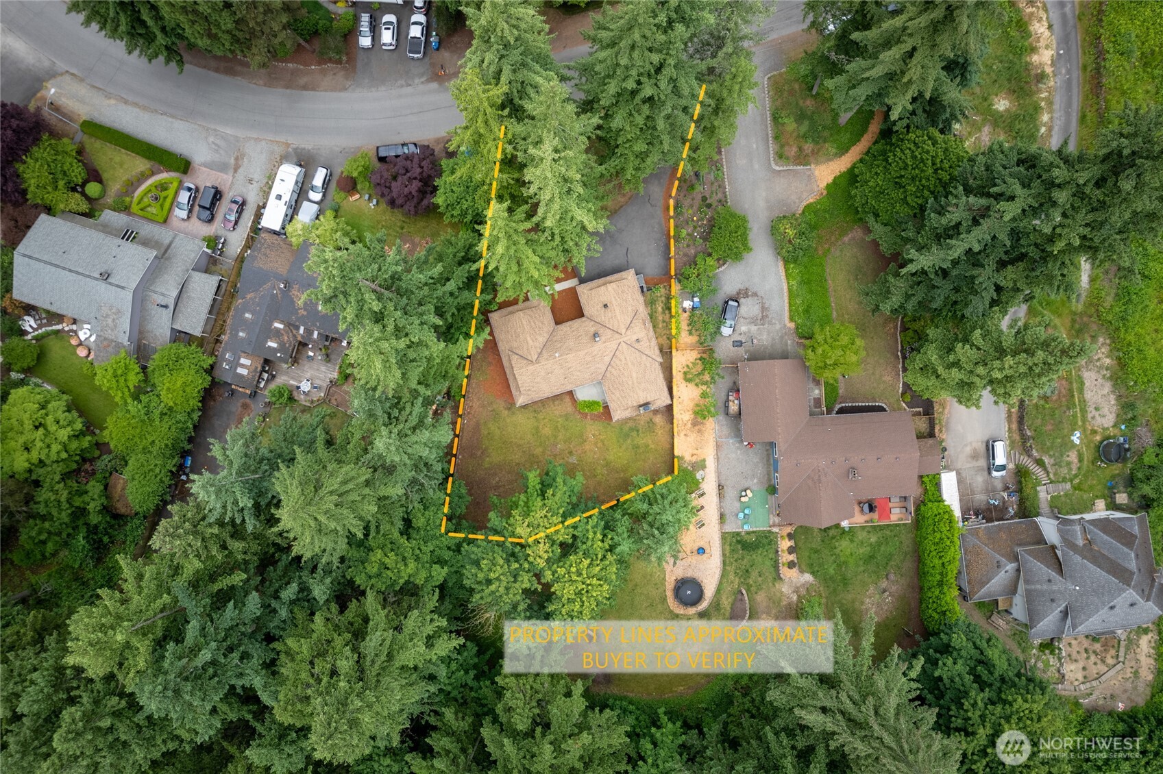 16809 Southeast 149th Street Renton, WA 98059 - Photo 30 of 30 an aerial view of a house with a garden and yard