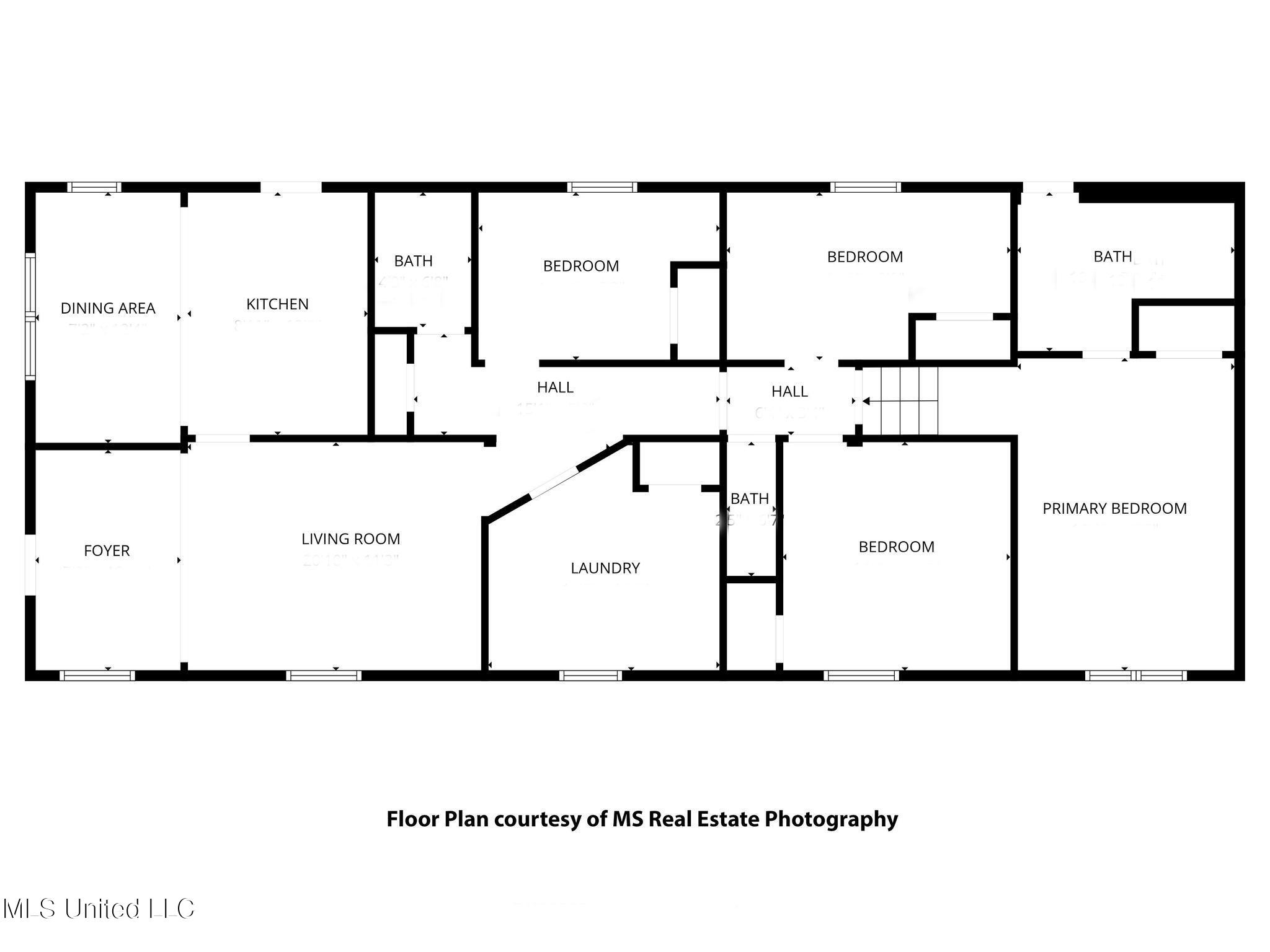 1705 14th Street Pascagoula, MS 39567 - Photo 36 of 36 Floor Plan- 1705
