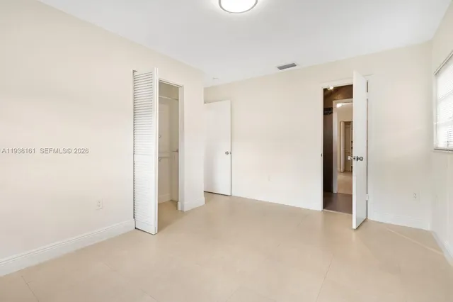 a view of an empty room