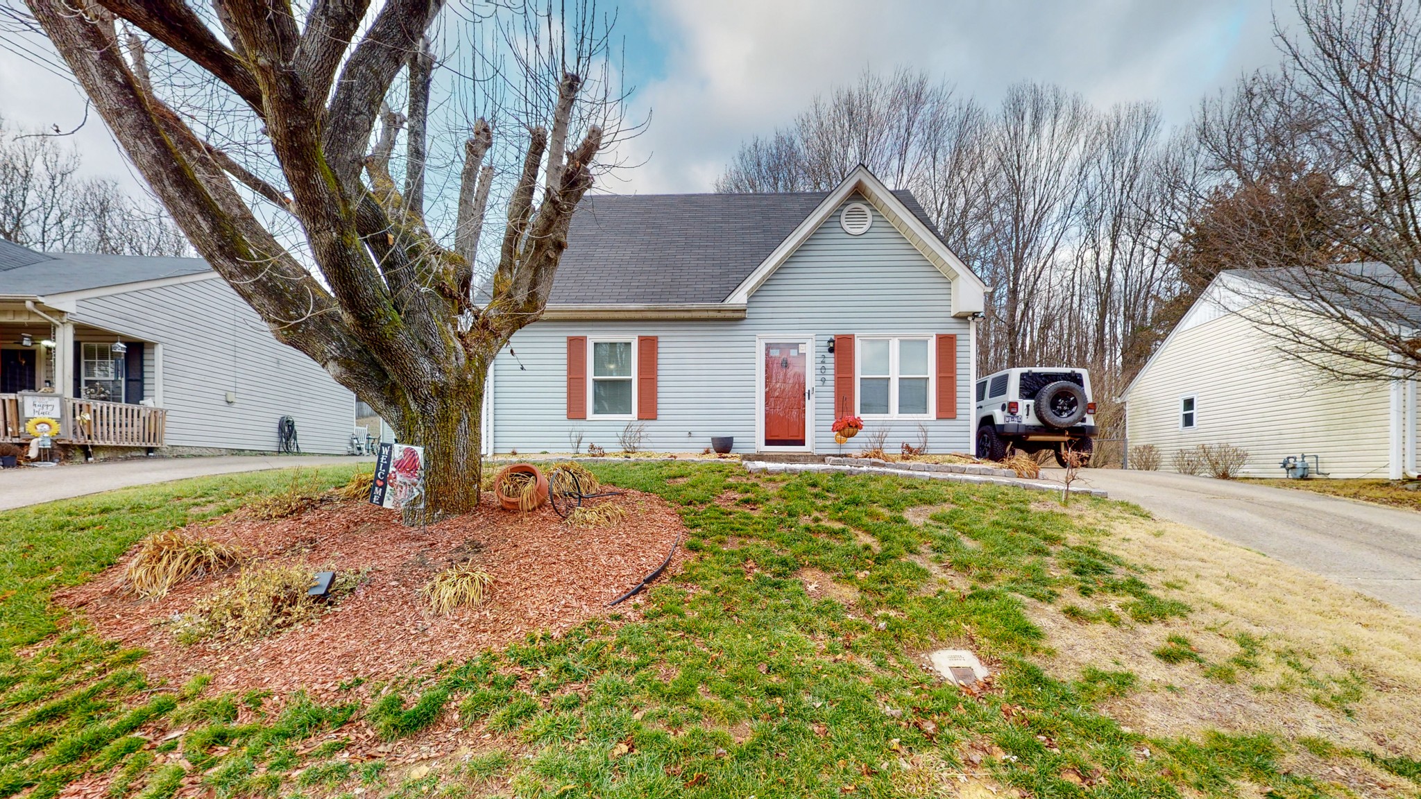 209 Dockside Court Hermitage, TN 37076 - Photo 24 of 43 a view of a house with a yard