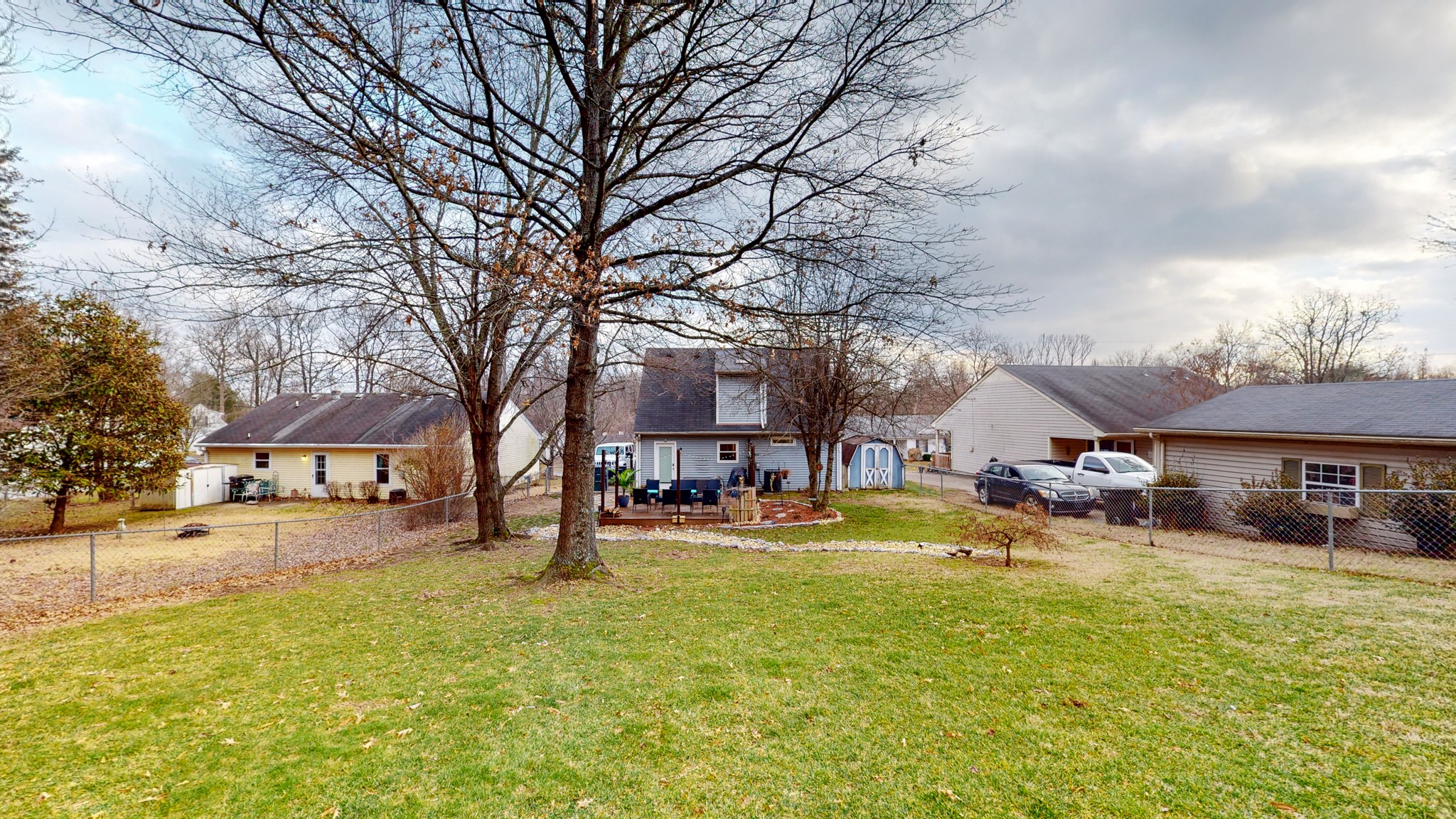 209 Dockside Court Hermitage, TN 37076 - Photo 33 of 43 a view of a yard with a house in the background