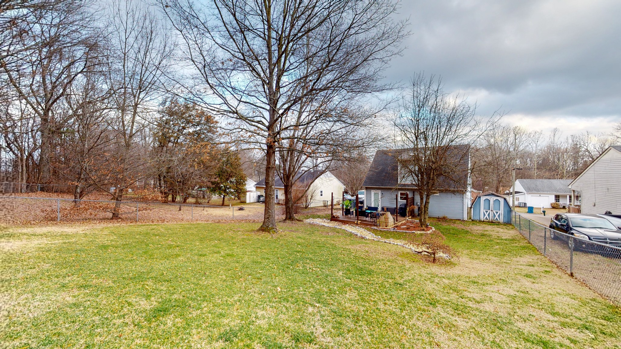 209 Dockside Court Hermitage, TN 37076 - Photo 34 of 43 a view of a house with swimming pool and sitting area