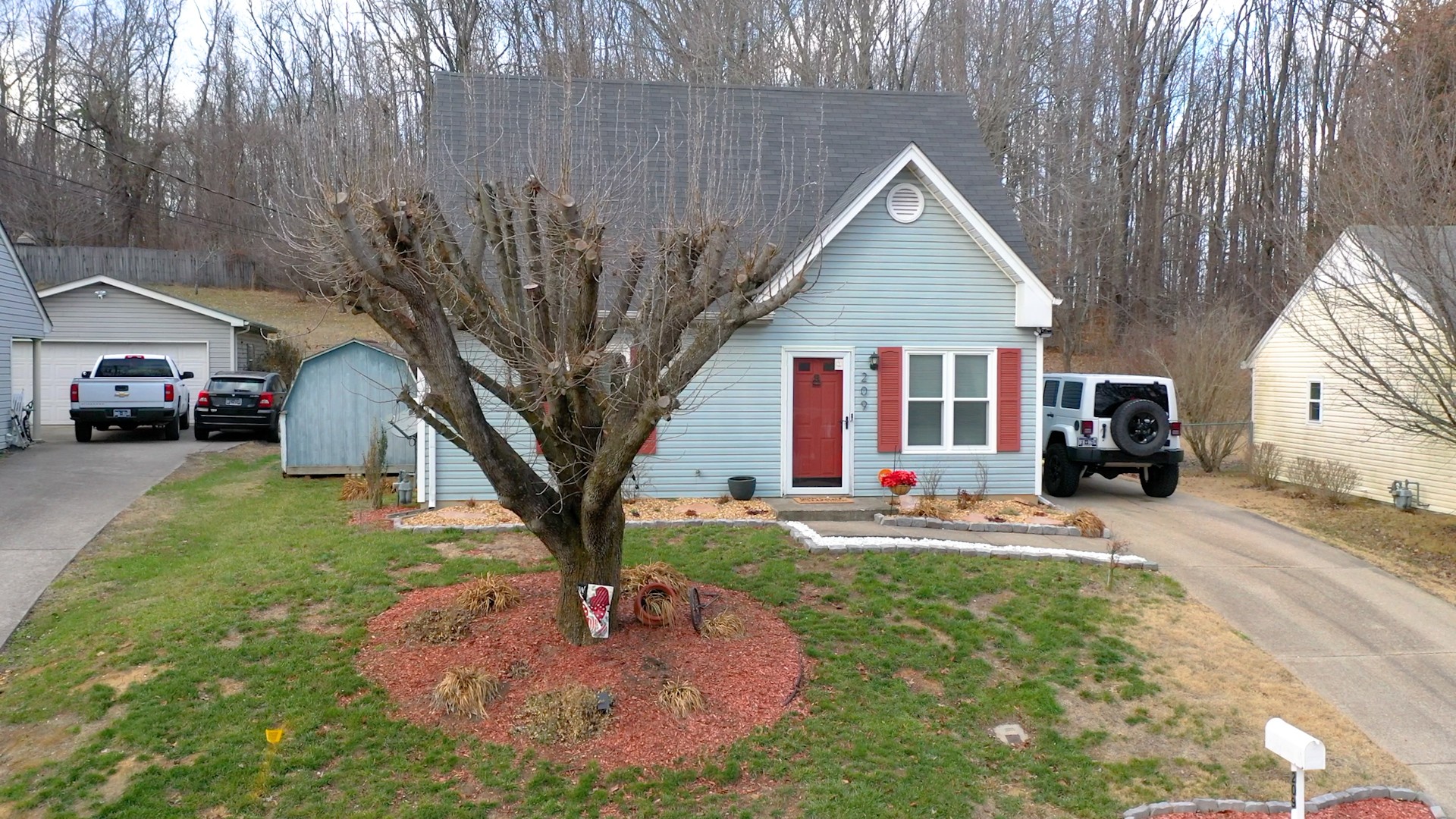209 Dockside Court Hermitage, TN 37076 - Photo 37 of 43 a front view of a house with garden