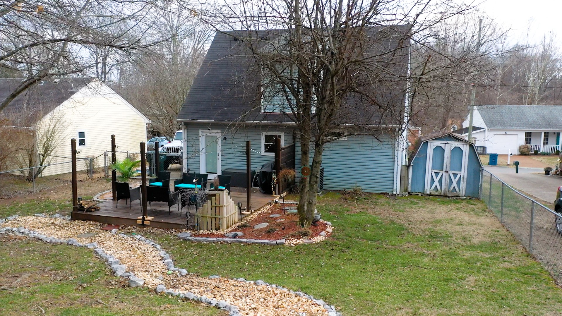 209 Dockside Court Hermitage, TN 37076 - Photo 39 of 43 a view of a house with backyard and sitting area