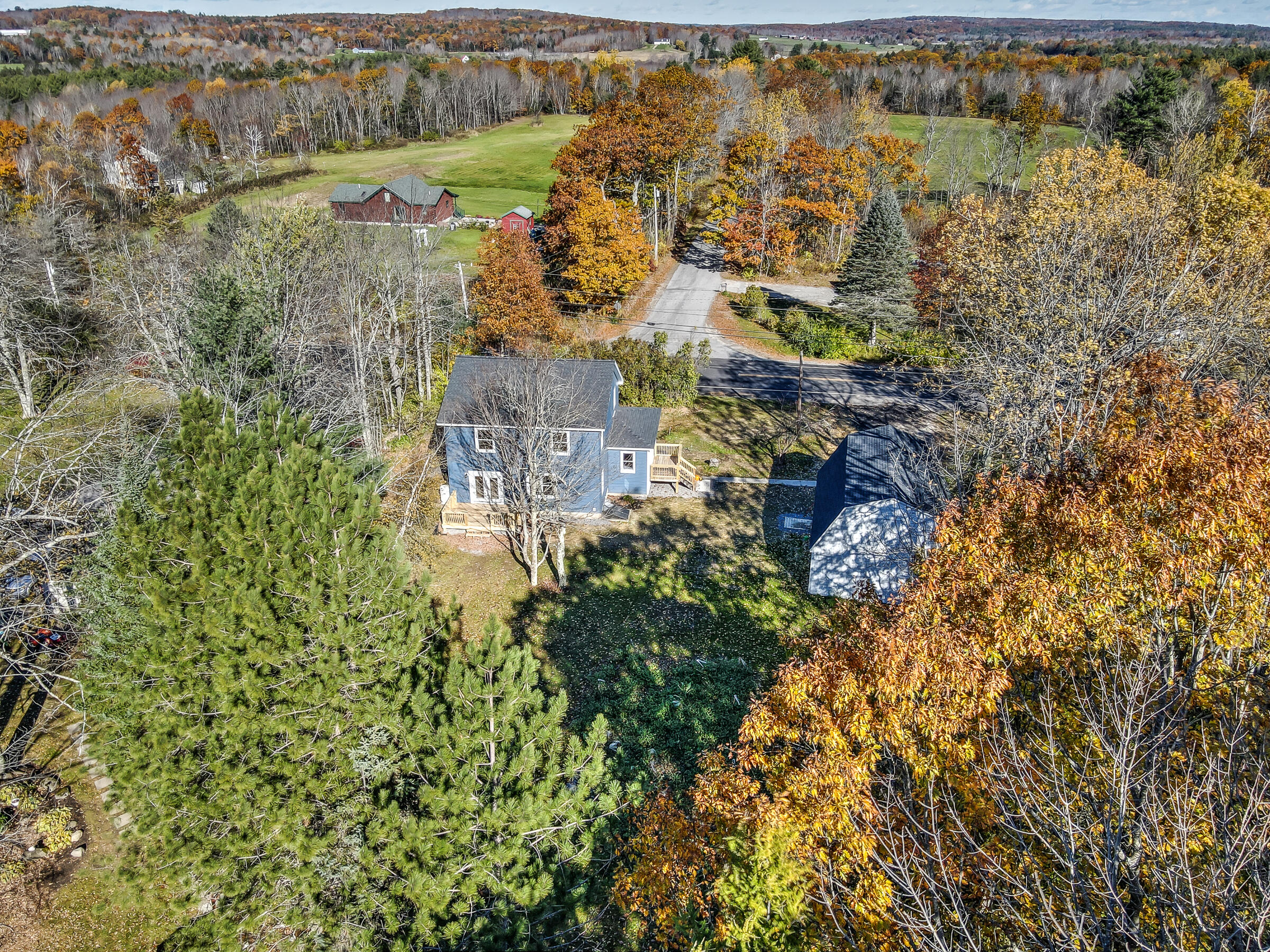 820 Alexander Reed Road Richmond, ME 04357 - Photo 35 of 41 Aerial View