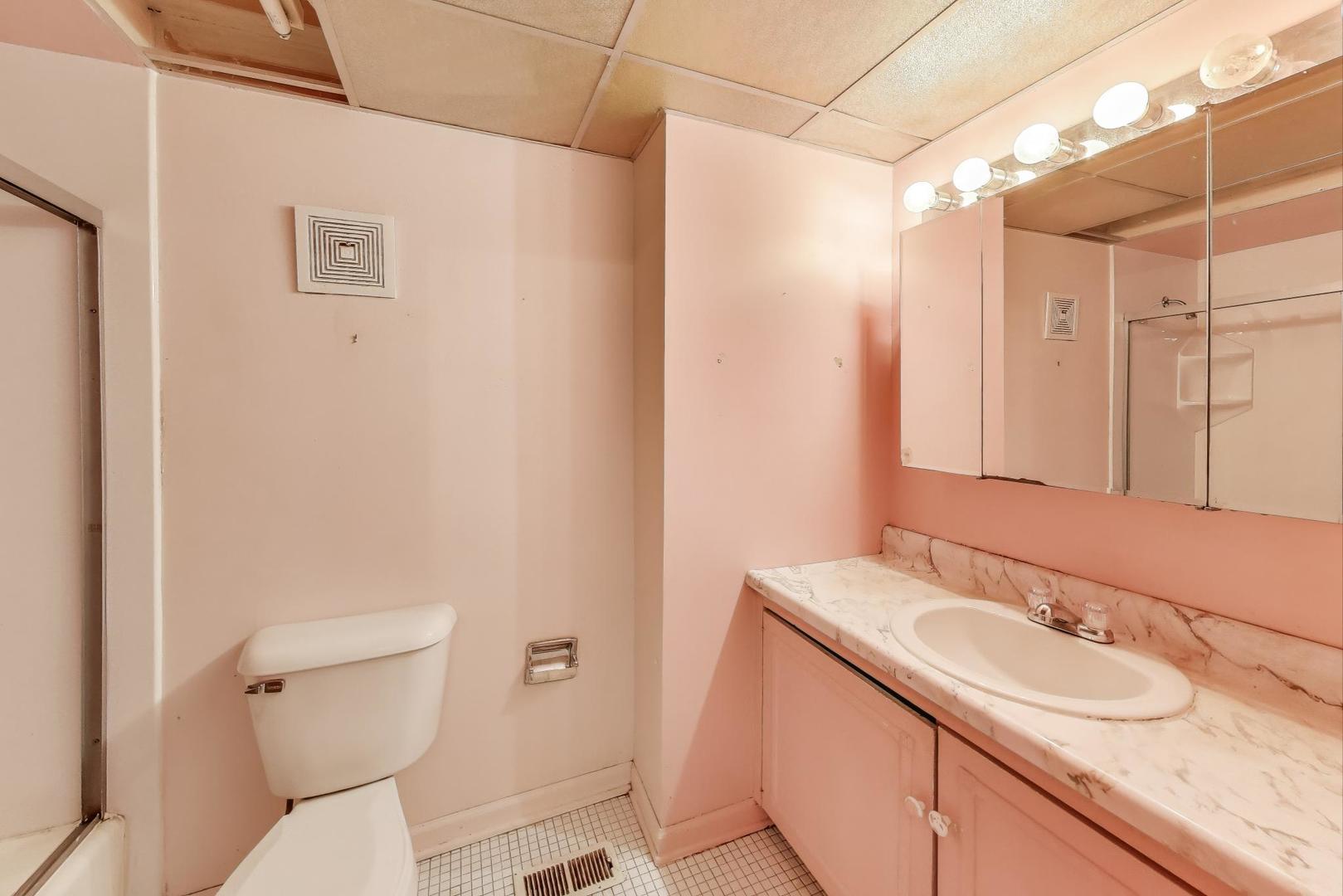 3509 Lawson Road Glenview, IL 60026 - Photo 23 of 54 a bathroom with a sink a toilet and shower